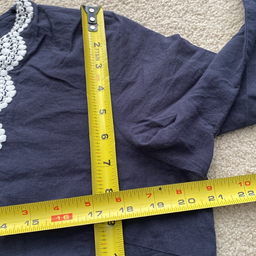Jade Melody Tam swim cover up in navy blue size large - Picture 7 of 13